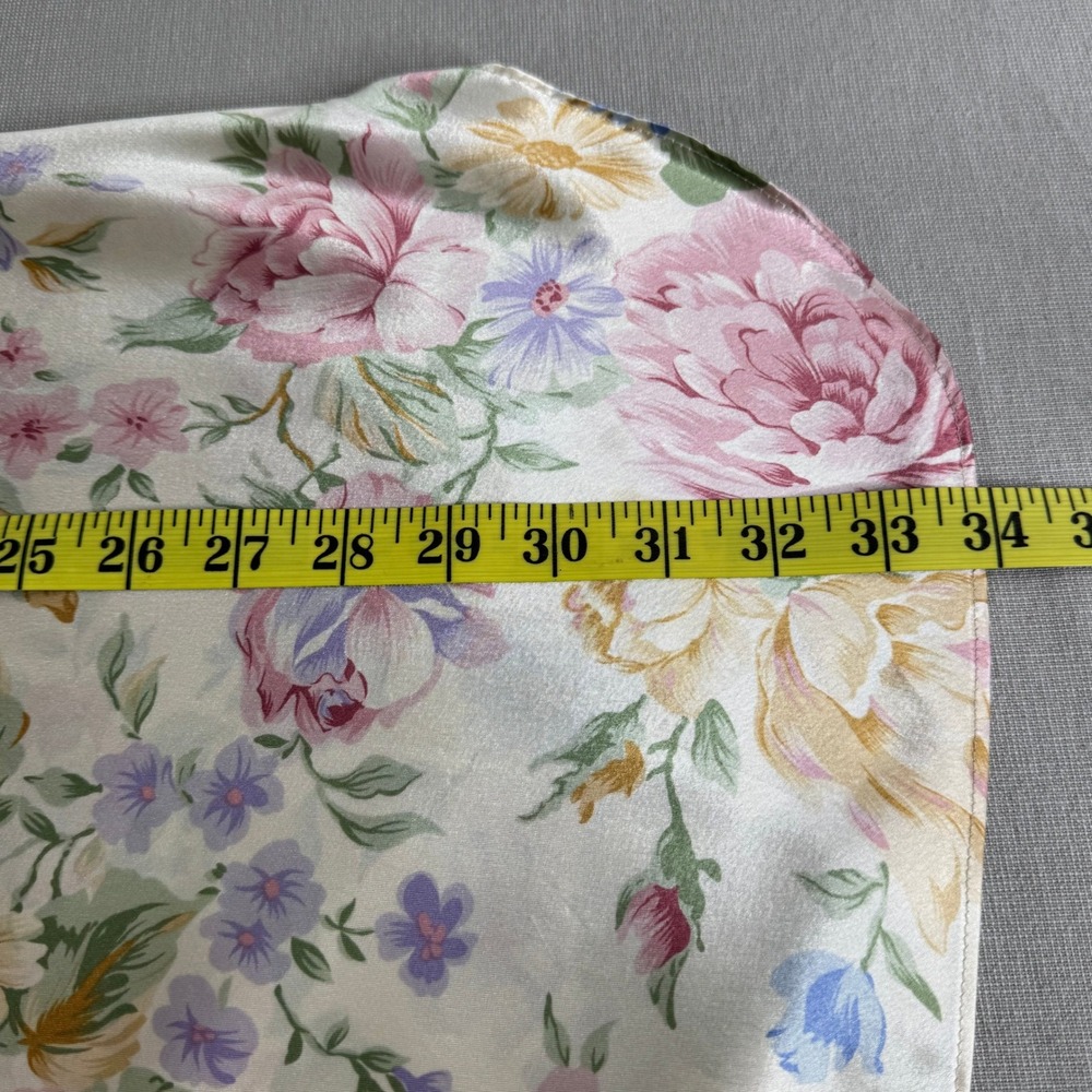 Vintage‎ Floral Slip Dress/Neglige Size L Made in USA - Picture 9 of 9